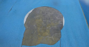 剥がれたラバー