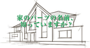 家のパーツの名称を知っていますか？