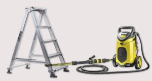 脚立と高圧洗浄機のイメージ画像