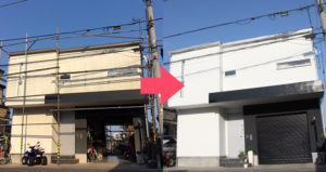 我孫子市並木外壁塗装事例BeforeAfter