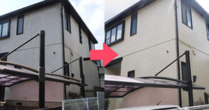 栗原塗装 外壁塗装事例　龍ヶ崎市の戸建て住宅