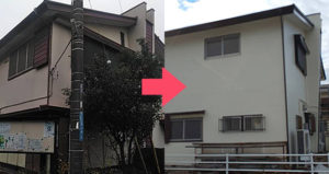 天王台自治会集会所の外壁塗装事例