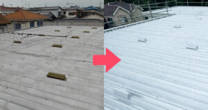 湖北台のアパート塗装事例