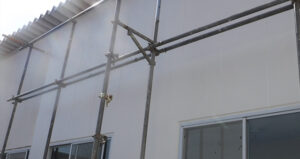 栗原塗装工業の外壁塗装事例　柏の会社事務所