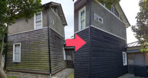 我孫子市 杉村楚人冠記念館の塗り替え事例