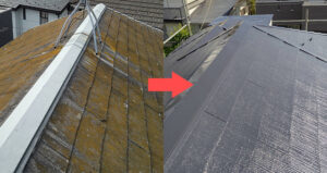 栗原塗装工業の塗装事例　我孫子市柴崎台の外壁・屋根塗装