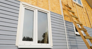 サイディングボードを外壁に貼る