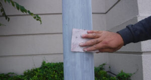 サンドペーパーでケレン