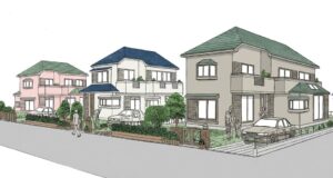 2026年の流行色で塗装した外壁と屋根のイメージ